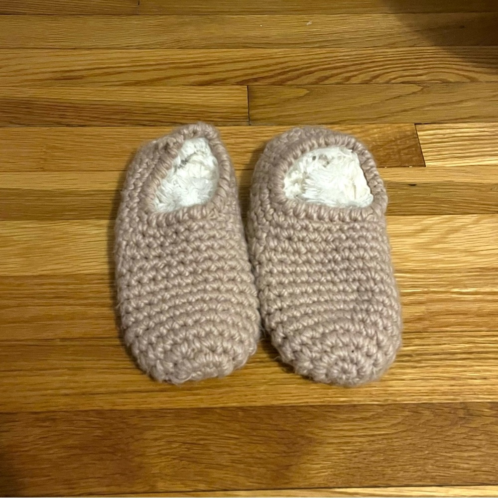Pink Slipper Socks